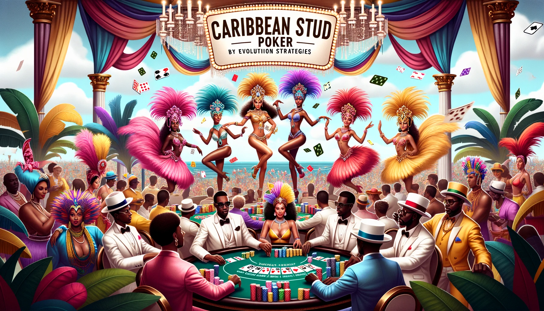 Caribbean stud poker by evolution