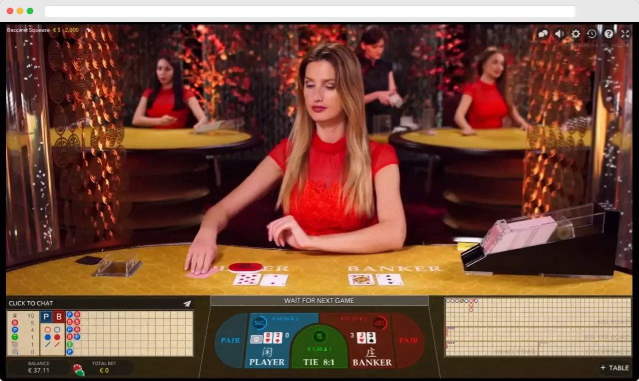 Live Casino Baccarat Strategy by Evolution Gaming
